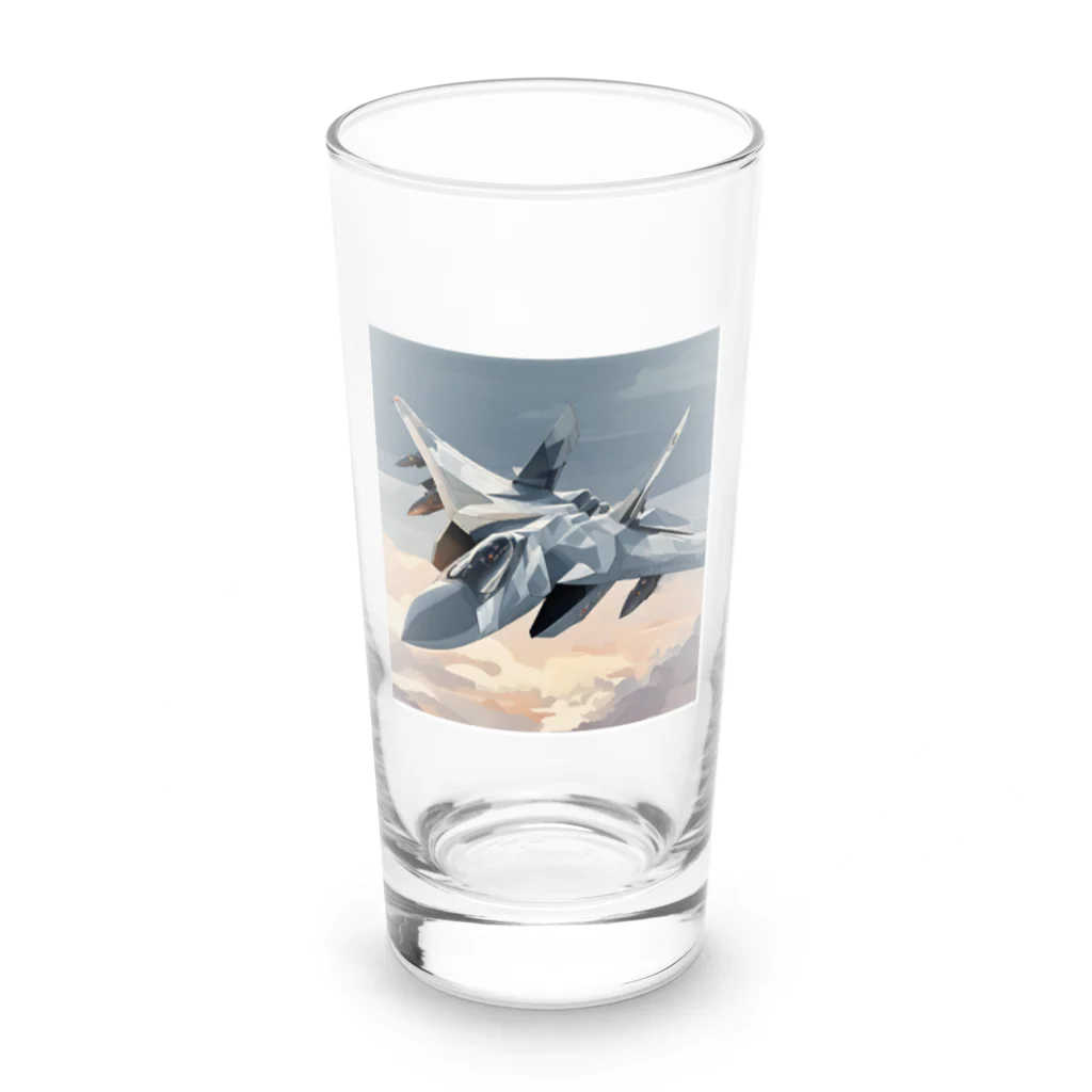 AI Imaginationのスホーイ57のイラストグッズ Long Sized Water Glass :front
