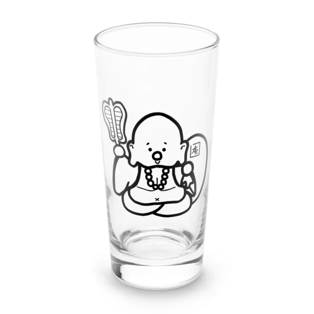 ゆーちゃんのおえかきの布袋さん。 Long Sized Water Glass :front