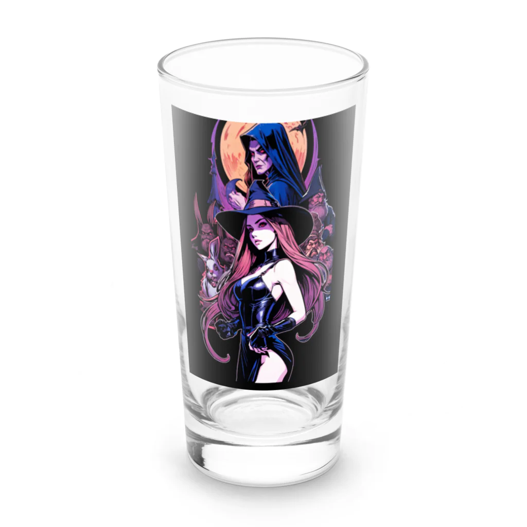 ビューティフルハードコアイラストレーション-DESIGN STOREのダークメルヘン-魔女の世界01 Long Sized Water Glass :front