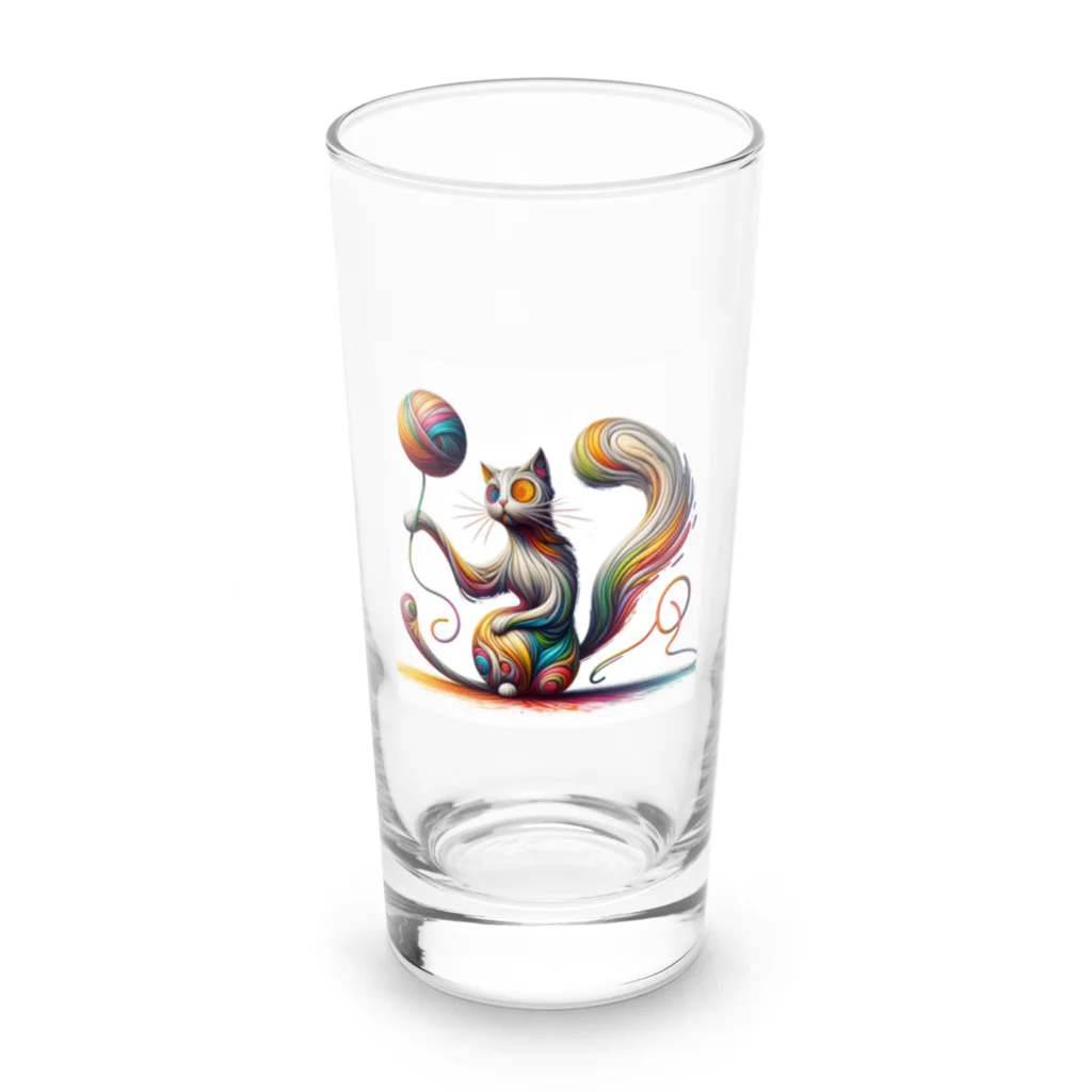 宇宙猫の宇宙猫01 Long Sized Water Glass :front