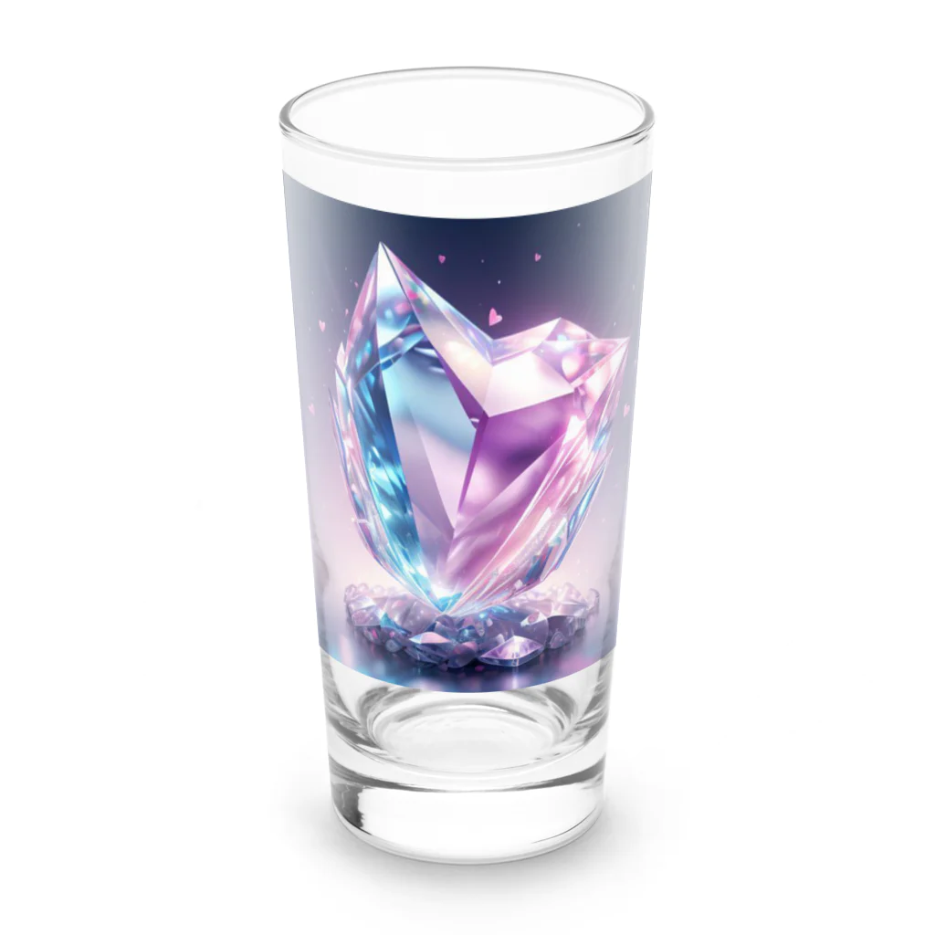 3tomo6's shopのValentine 水晶 Long Sized Water Glass :front