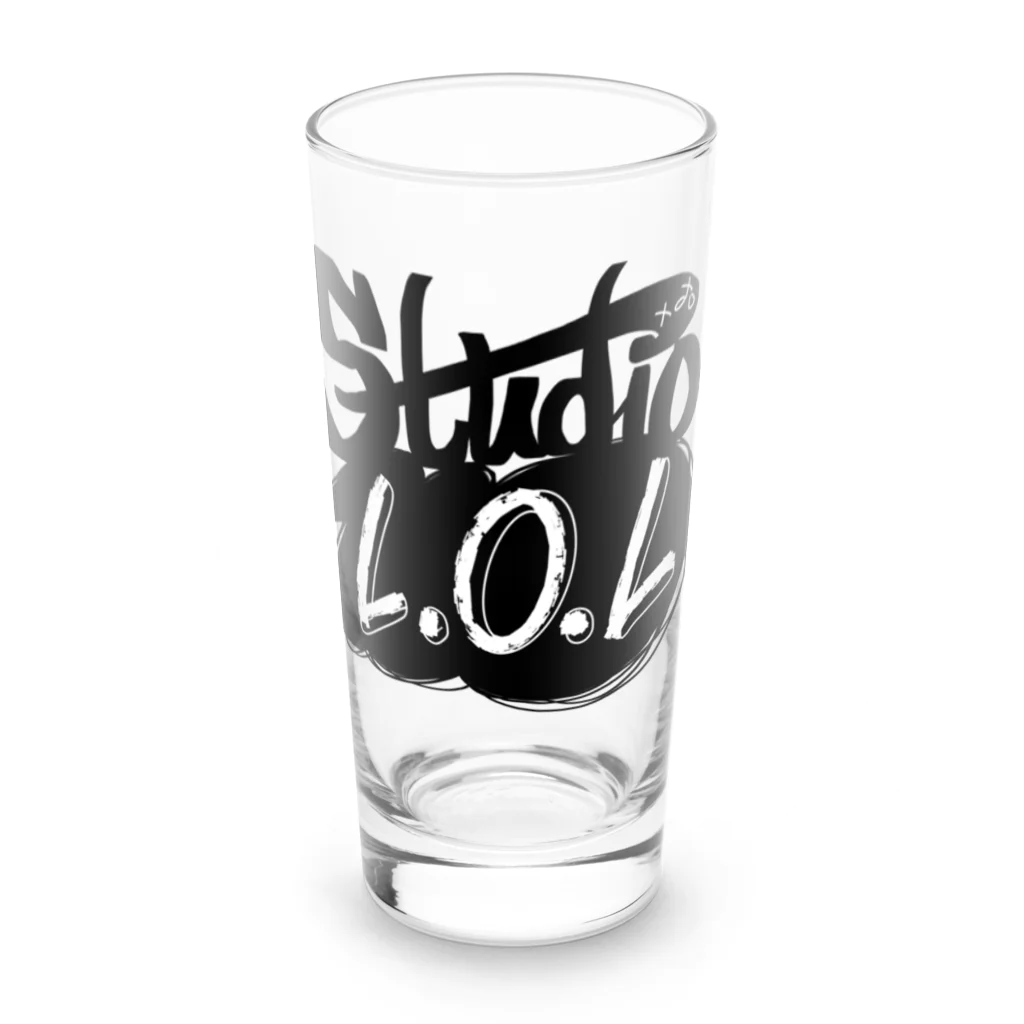 Studio L.O.LのStudio L.O.L モノクロロゴ Long Sized Water Glass :front