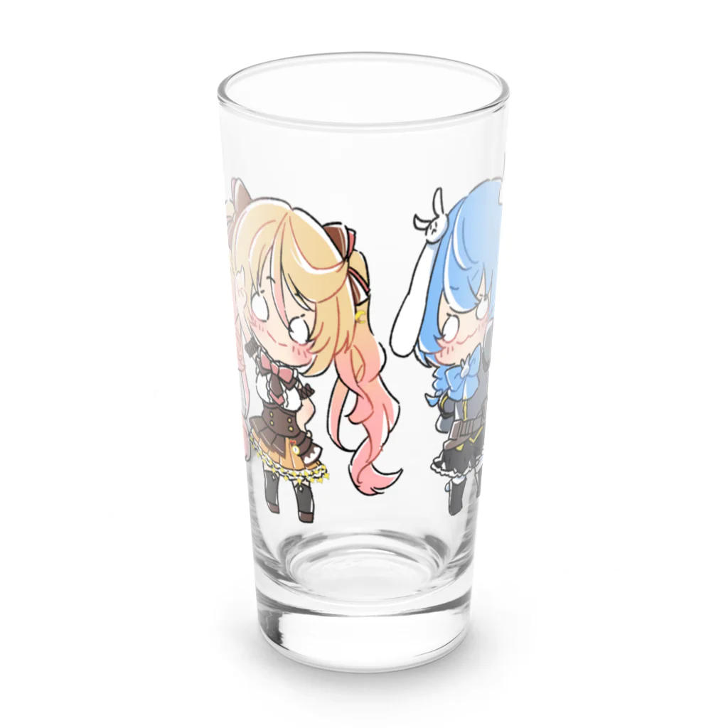 usabit.のぐっず屋さんのななゆ+うさぎガンマン Long Sized Water Glass :front