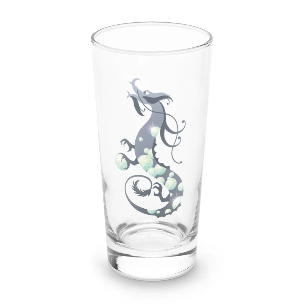 Sparkle＆Artのオパールドラゴングラス（10月誕生石） Long Sized Water Glass :front