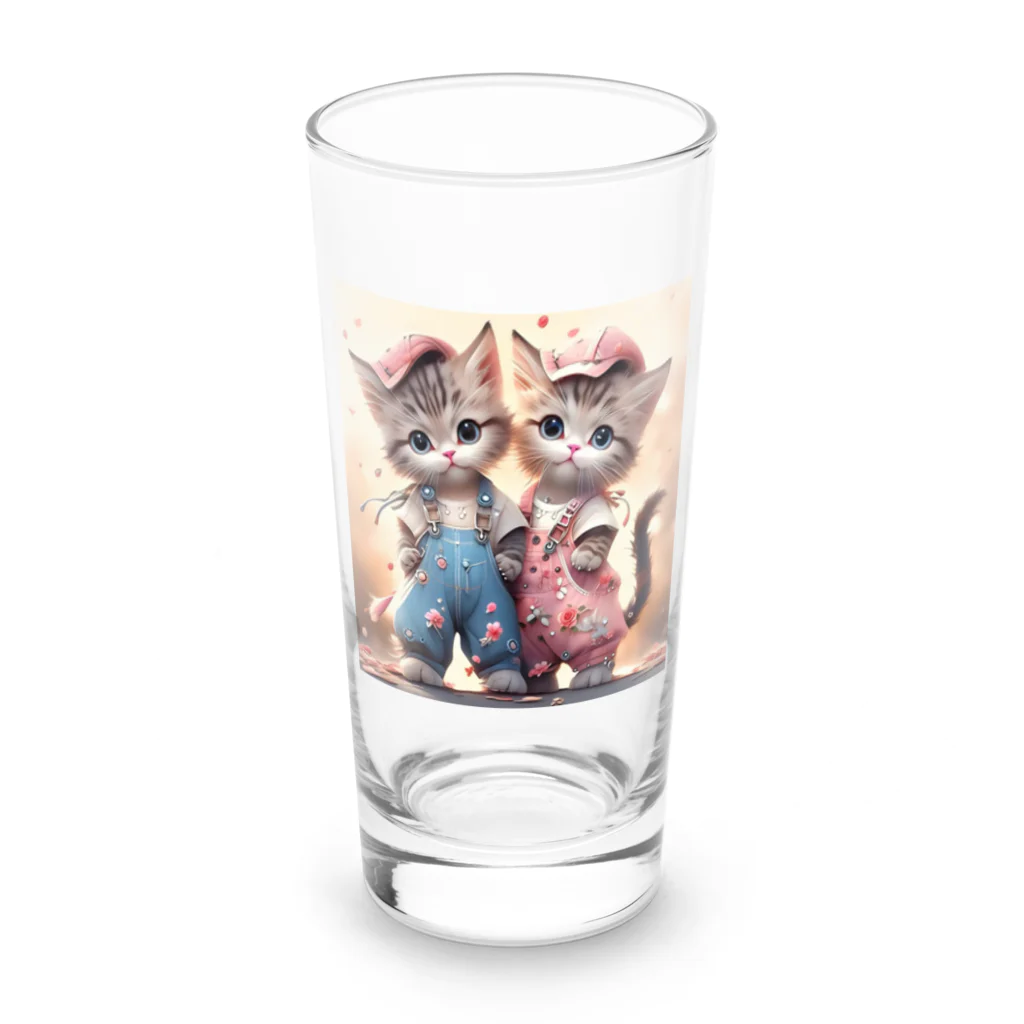 zhaoyushuangの可愛い子猫イラスト Long Sized Water Glass :front