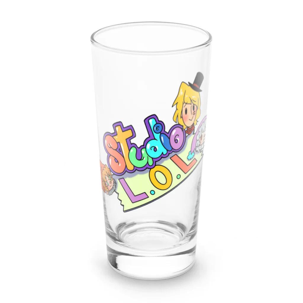 Studio L.O.LのStudioL.O.L【カラフルロゴ斜め】 Long Sized Water Glass :front