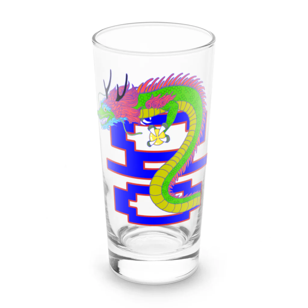 LalaHangeulの용 (龍)  ハングルデザイン   Long Sized Water Glass :front