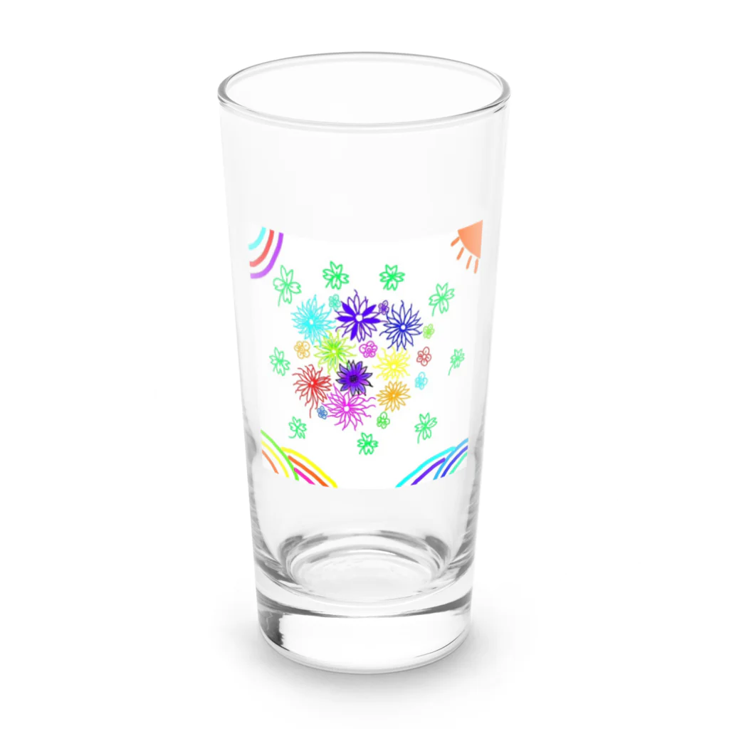 ライフショップの皆を明るく Long Sized Water Glass :front