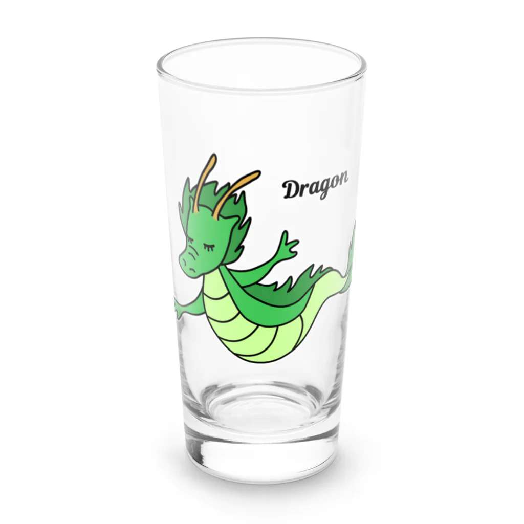 ハナのお店のドラゴン Long Sized Water Glass :front