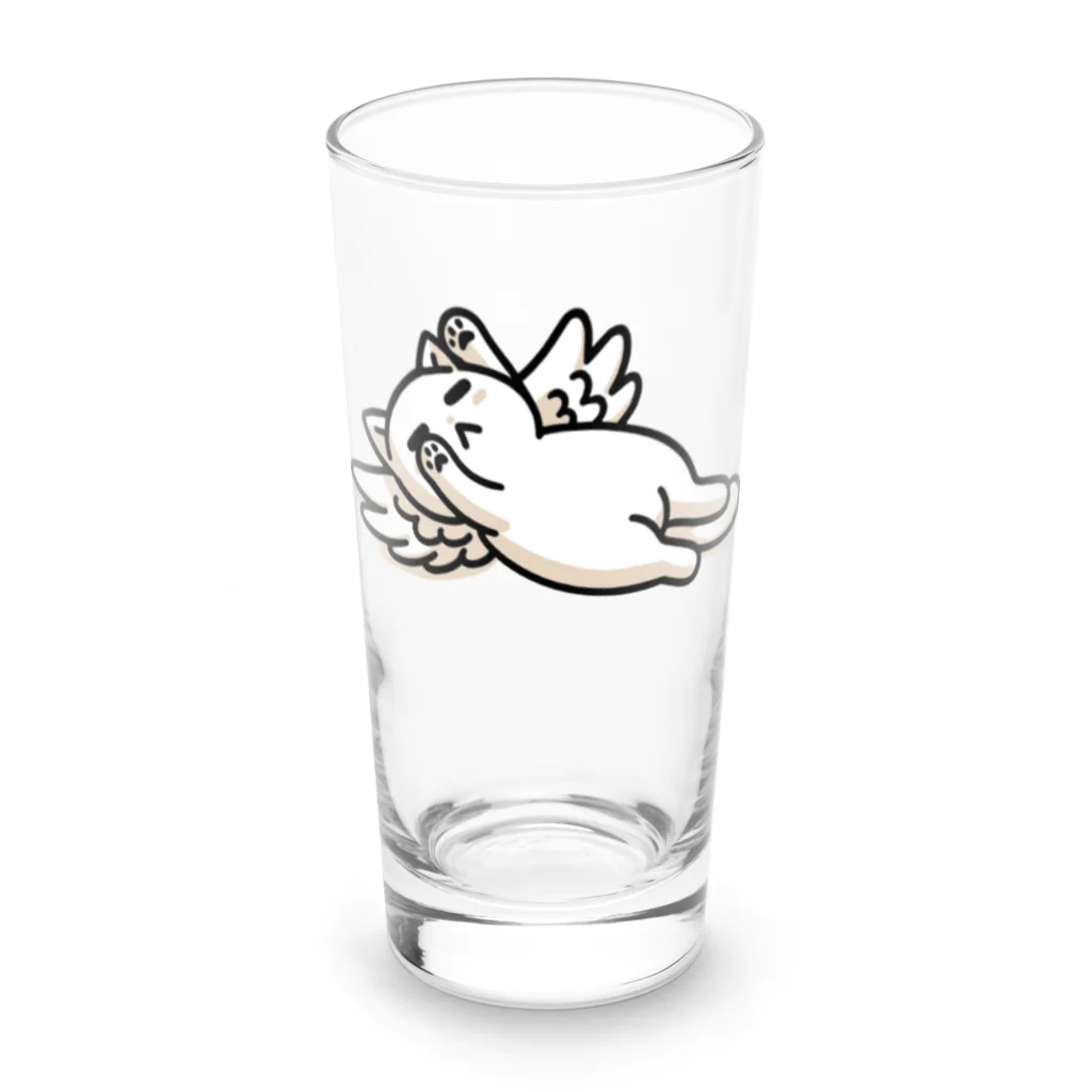 Mystery Cat Worldの何もしたくないのんびりねこ Long Sized Water Glass :front