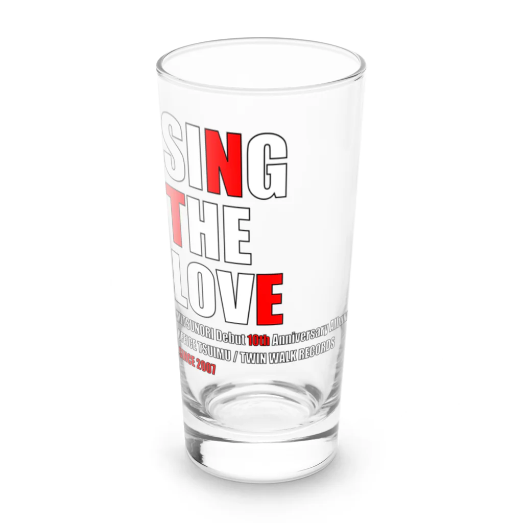 MITSUNORI OFFICIAL SHOPのMITSUNORI デビュー10周年記念デザイン Long Sized Water Glass :front