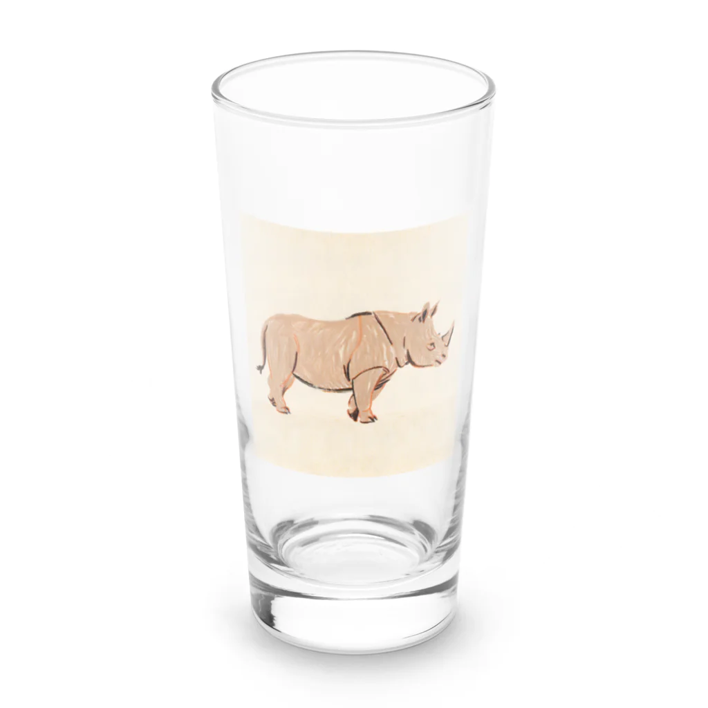 ラクダカンパニーのアイアンハート Long Sized Water Glass :front