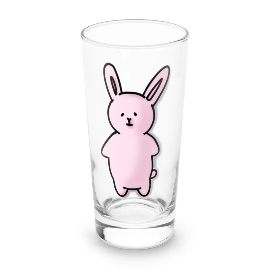 みつまめこshopのポテっとうさぎ Long Sized Water Glass :front