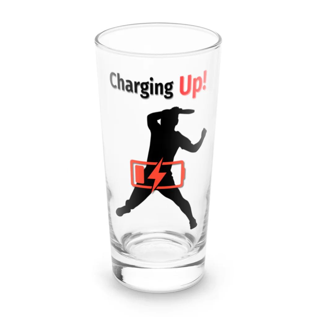 creative-power-labのCharging Up　卓球 Long Sized Water Glass :front