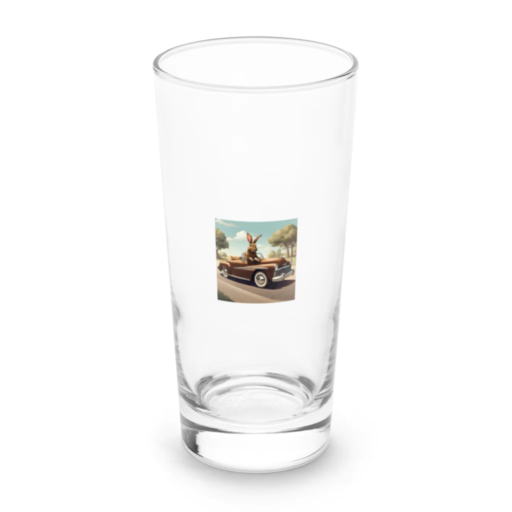 Sone Factoryのアメ車うさぎ Long Sized Water Glass :front