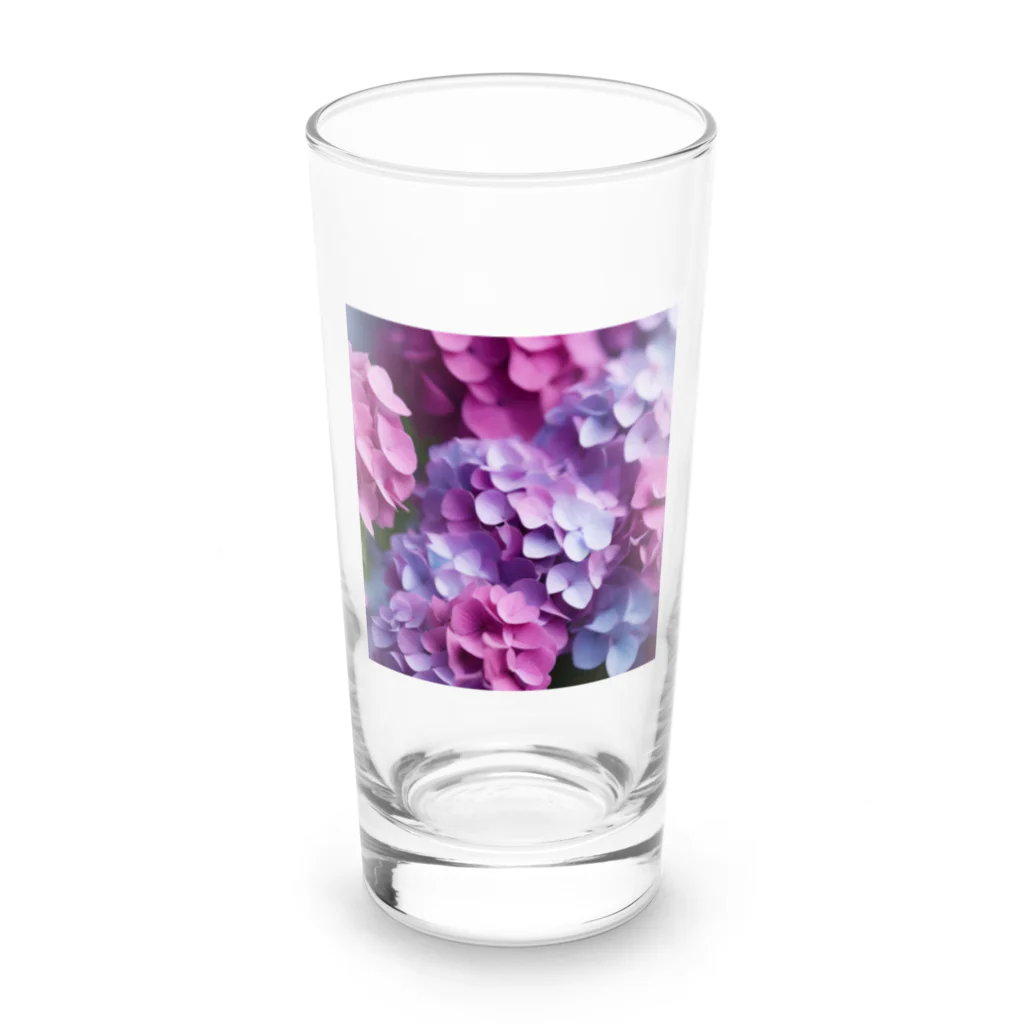 Spitz99のアジサイ Long Sized Water Glass :front