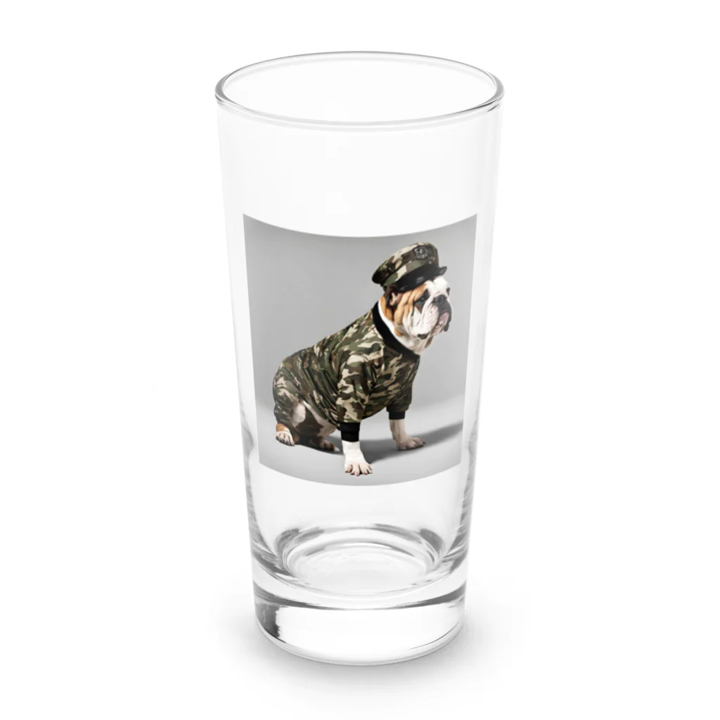 中原ひろふみのブルド軍曹 Long Sized Water Glass :front