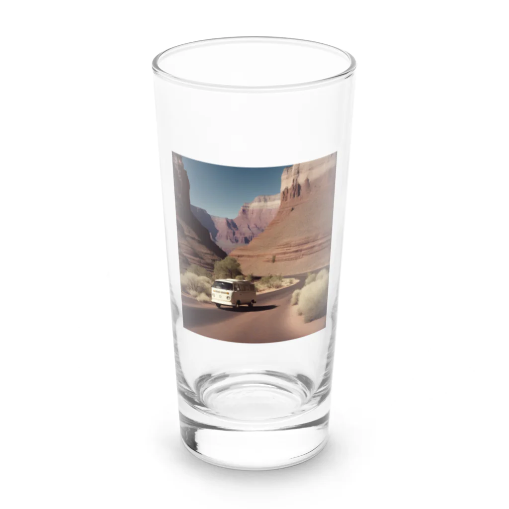 ta95のピラミッド（エジプト）を旅するワーゲンバス Long Sized Water Glass :front