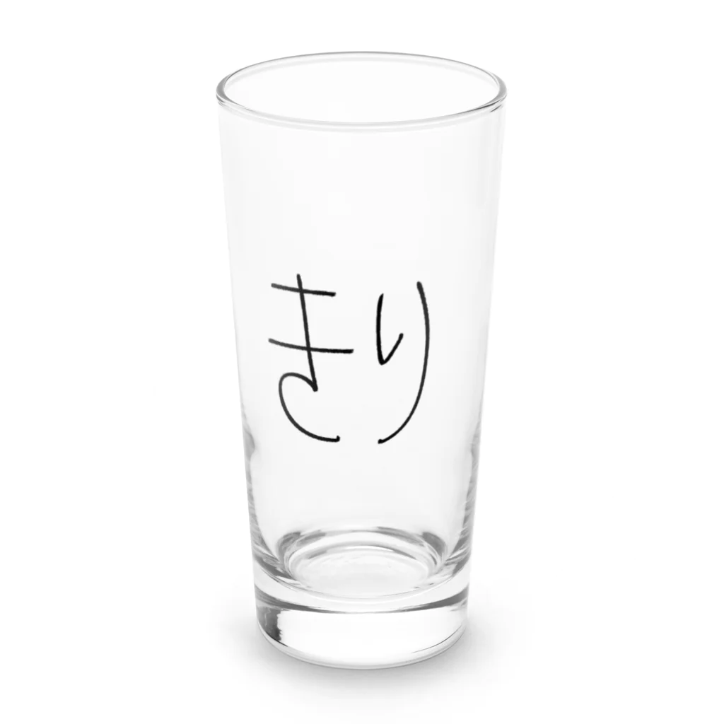 SIMPLE-TShirt-Shopのもち3 Long Sized Water Glass :front