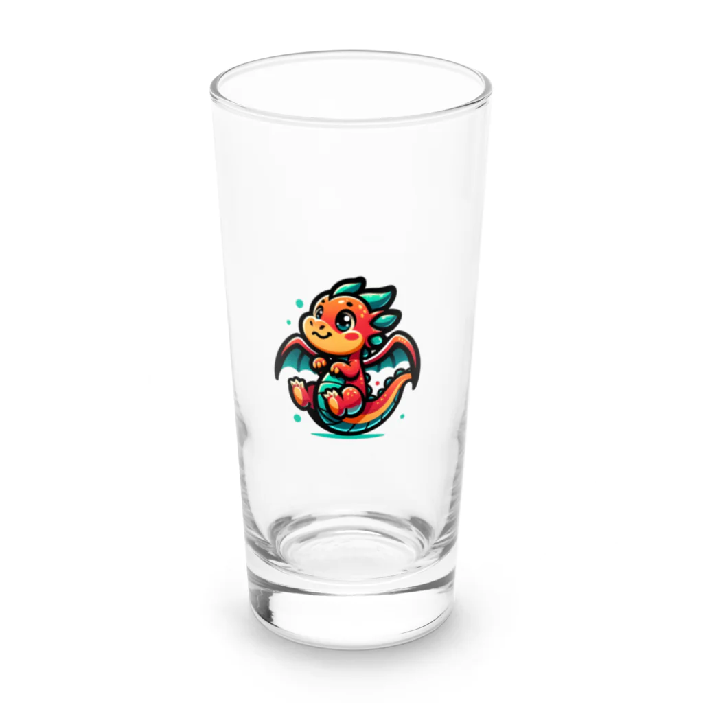 おさんぽドラ子のおさんぽドラゴンのドラ子 Long Sized Water Glass :front