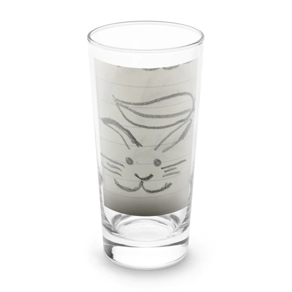 山の工作室うさぎ Long Sized Water Glass :front