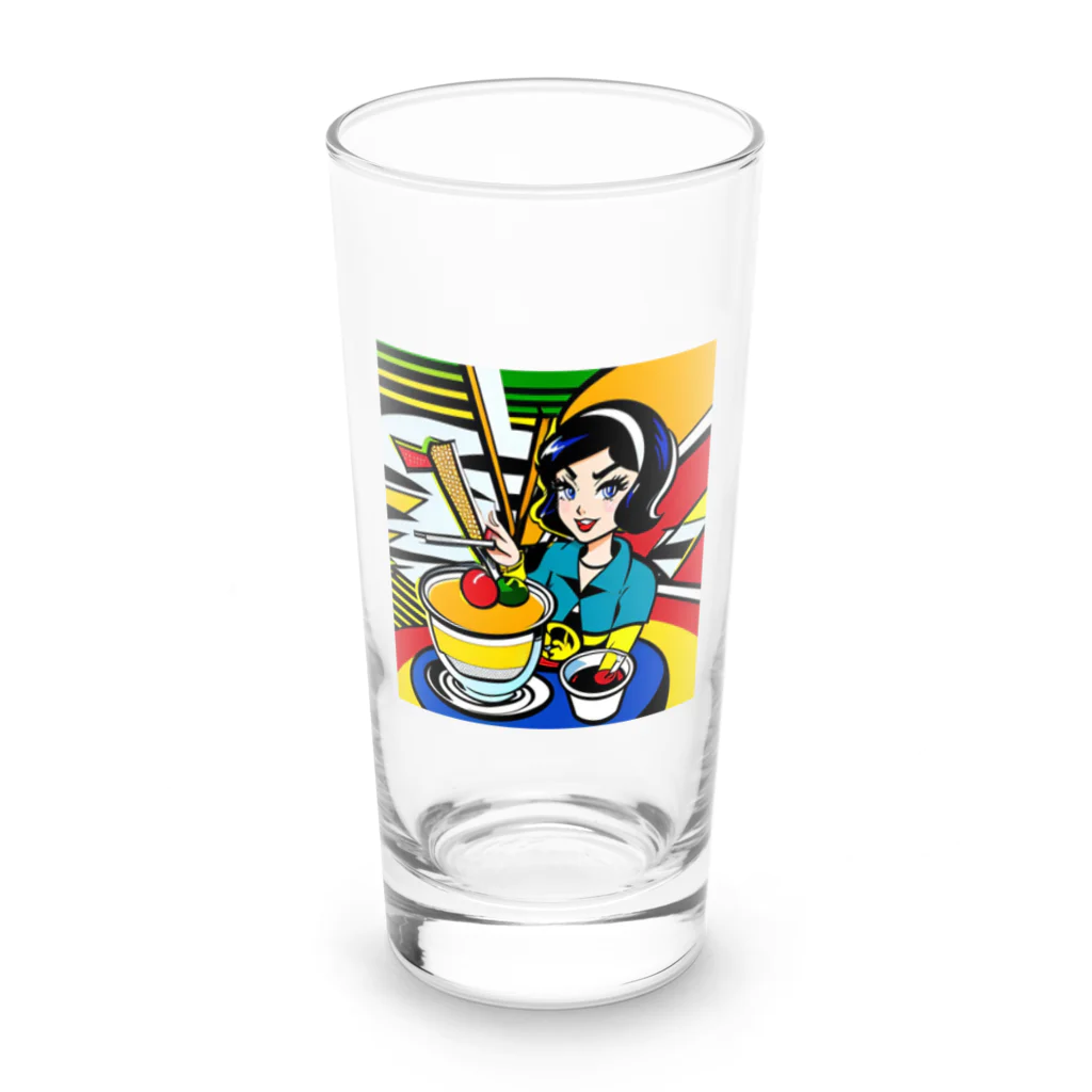 あかいはちの南国スイーツ Long Sized Water Glass :front