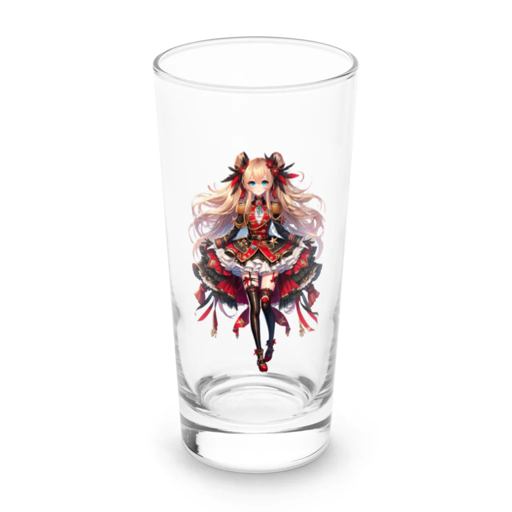 OmamEの星降る夜の軍服姫 Long Sized Water Glass :front