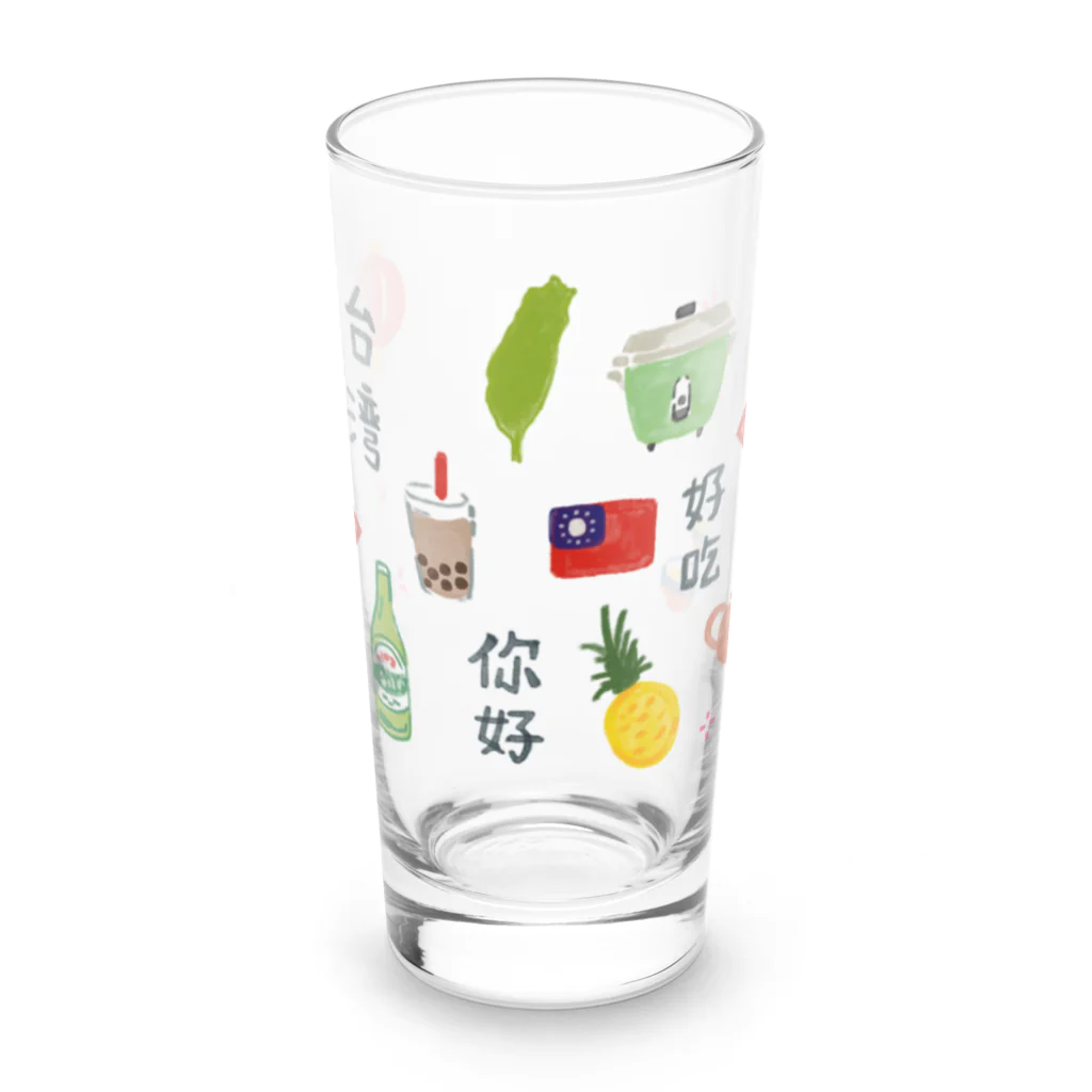 ceruleanlanの台湾の彩り#02 - 手描きイラストで描く心温まるオリジナルグッズ Long Sized Water Glass :front