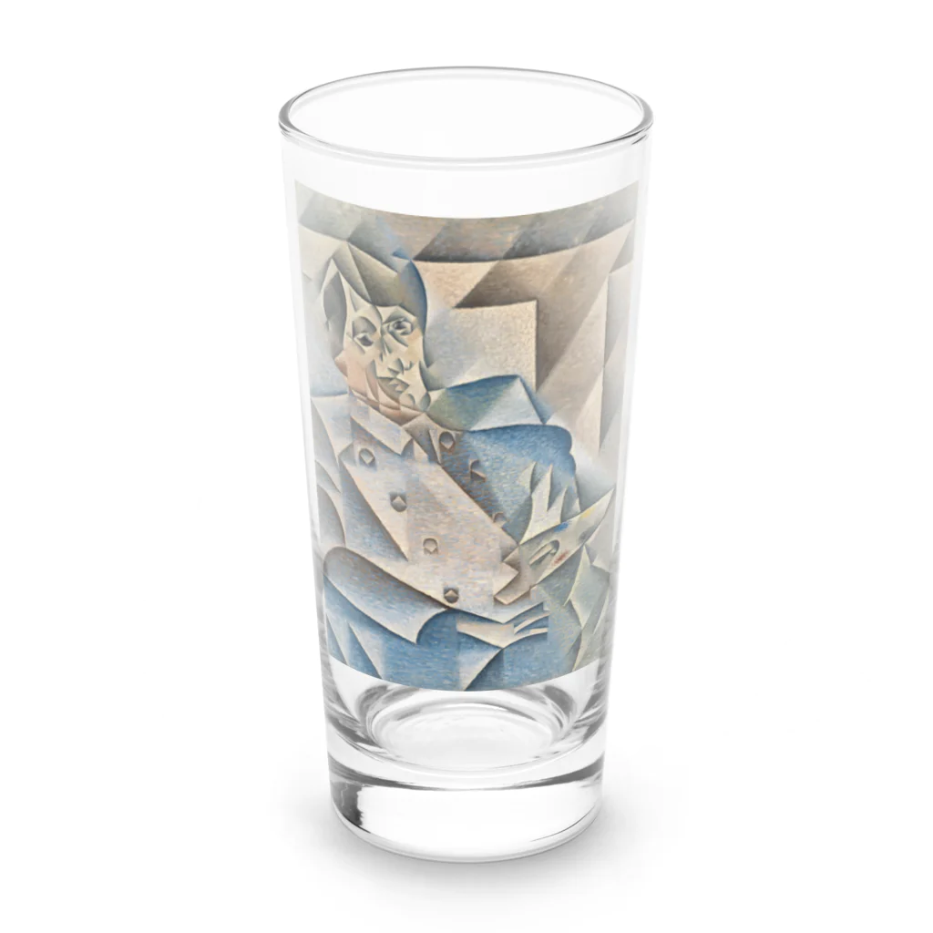 世界美術商店のピカソの肖像画 / Portrait of Pablo Picasso Long Sized Water Glass :front