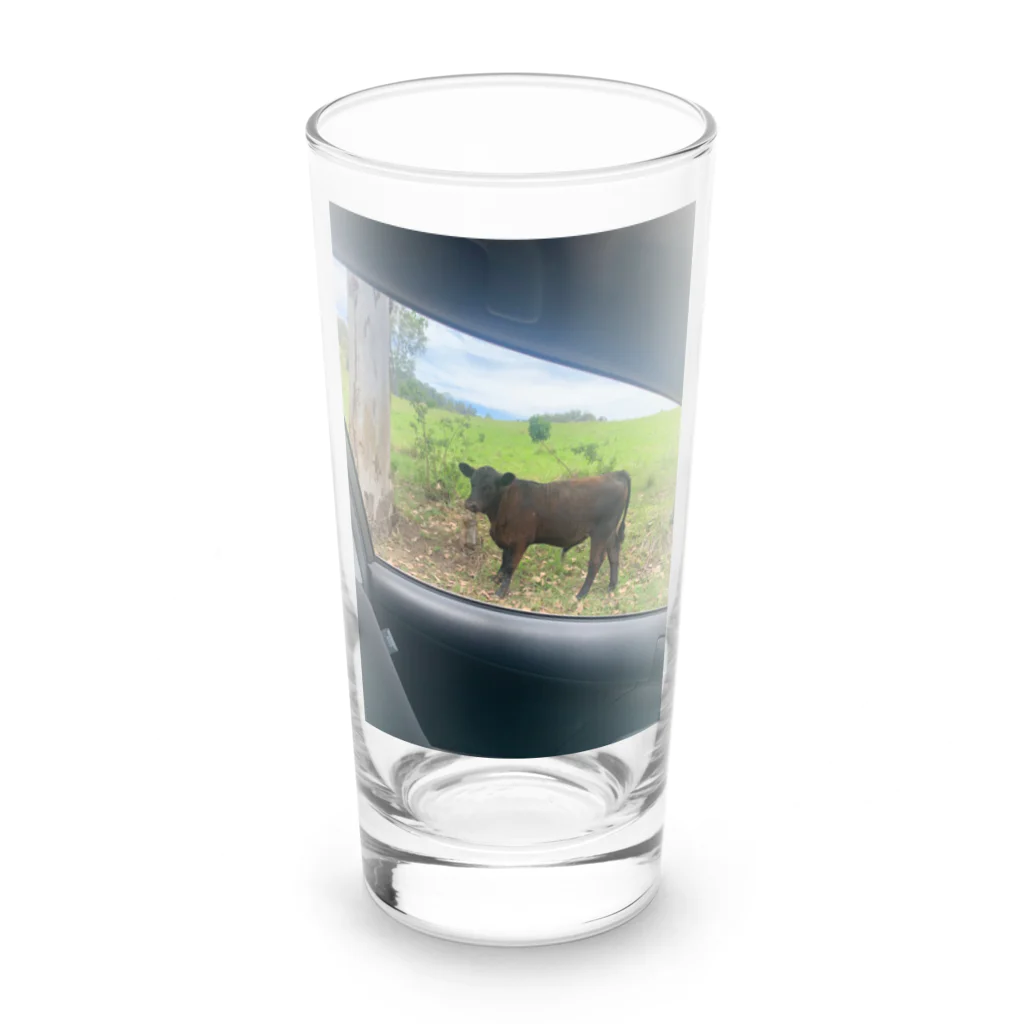 YASUE ABE JPのIn a car with a cow Long Sized Water Glass :front