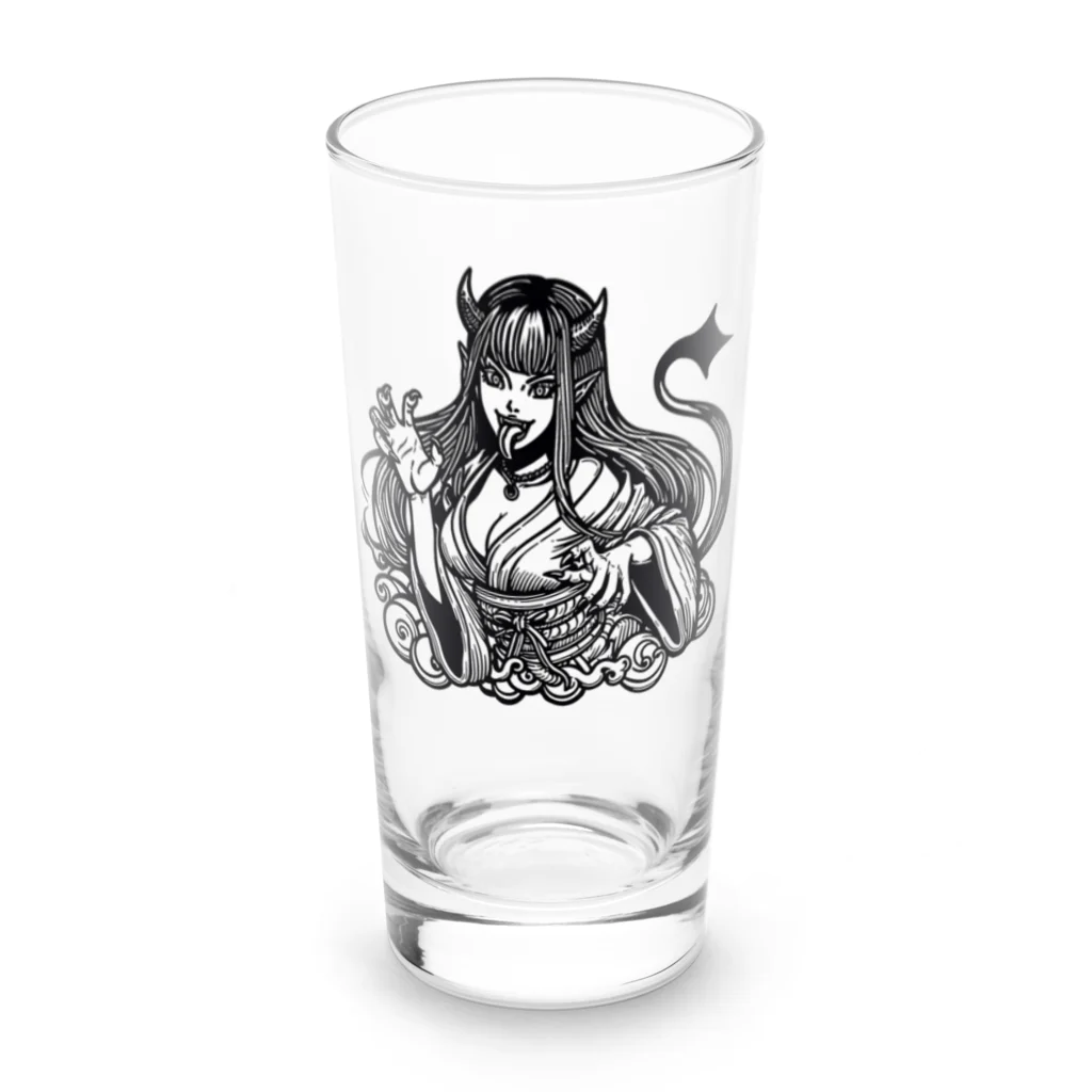 UNchan(あんちゃん)    ★unlimited chance★の鬼姫 WET Long Sized Water Glass :front