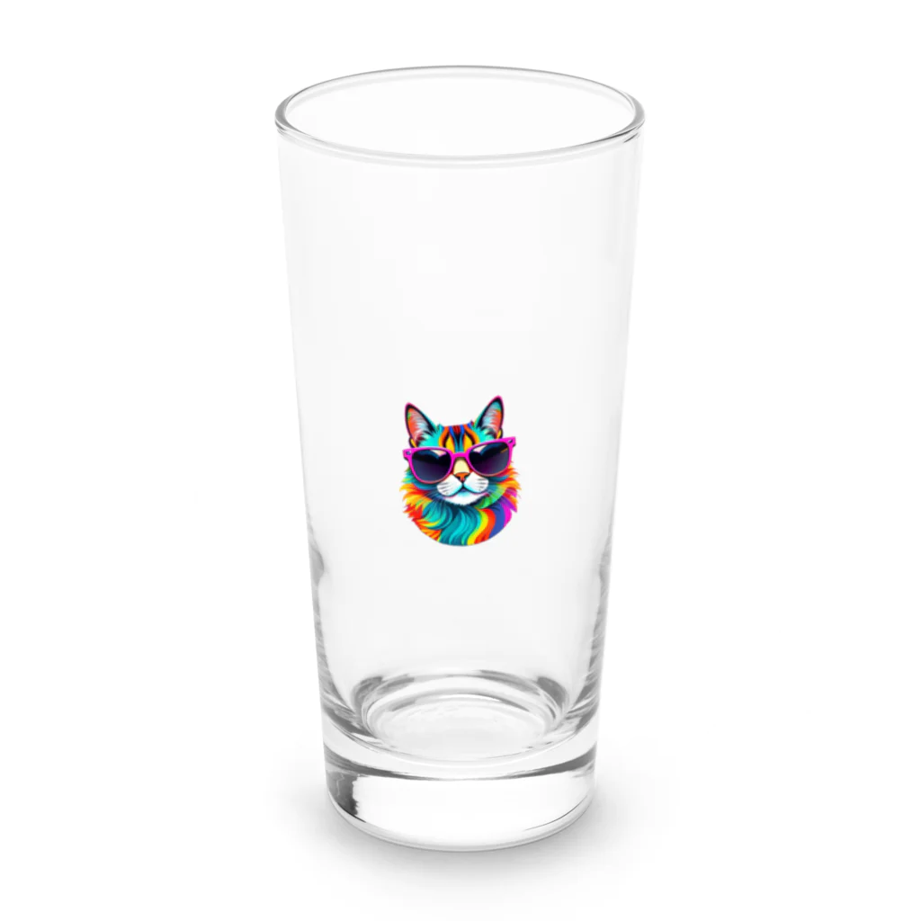 629_CAT_ARTのグラカラキャット2 Long Sized Water Glass :front