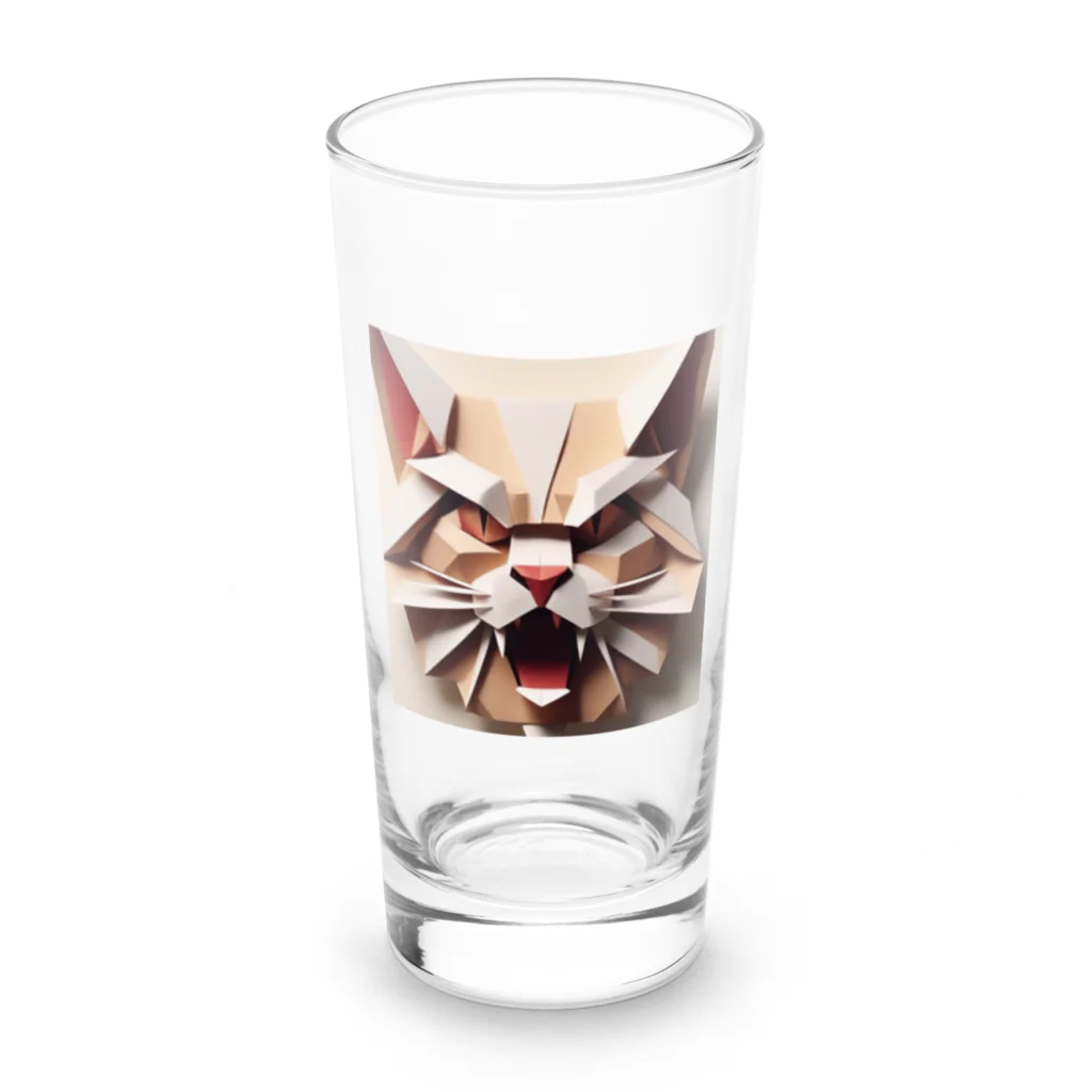 tyu0972の吠える猫 Long Sized Water Glass :front