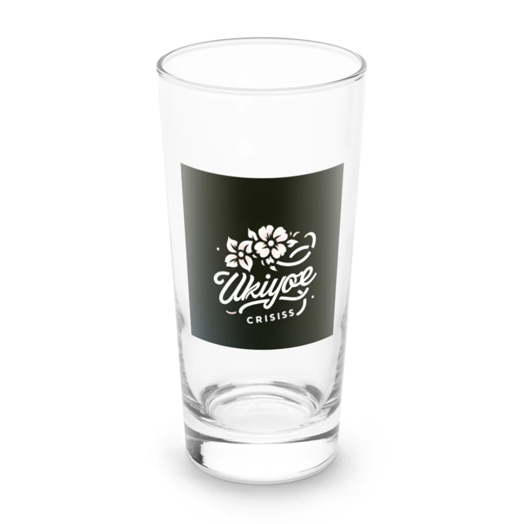 BILBILのUkiyE クライシスロゴシリーズ Long Sized Water Glass :front