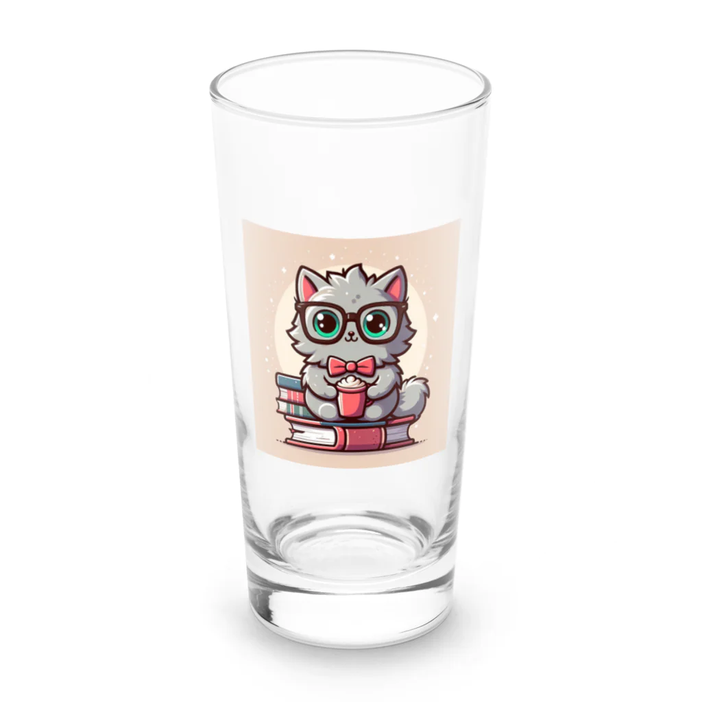 animal-loversの癒し猫 Long Sized Water Glass :front