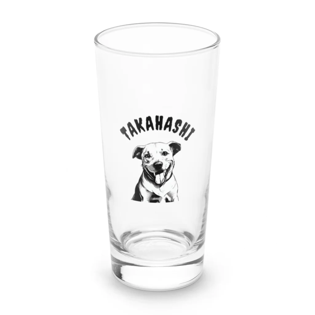 たかはしさんのTAKAHASHI DOG① Long Sized Water Glass :front