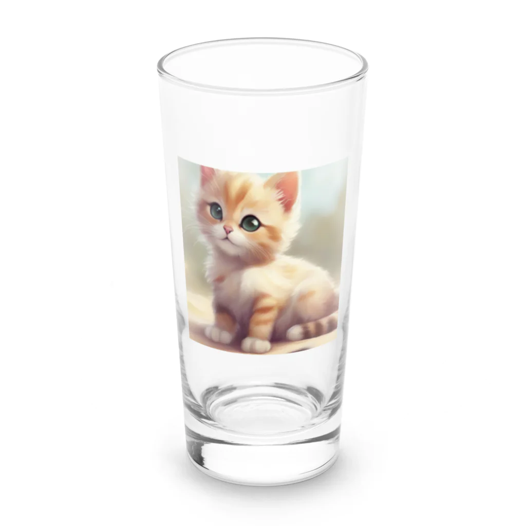AmateurMerchantの猫ちゃん ロンググラス前面