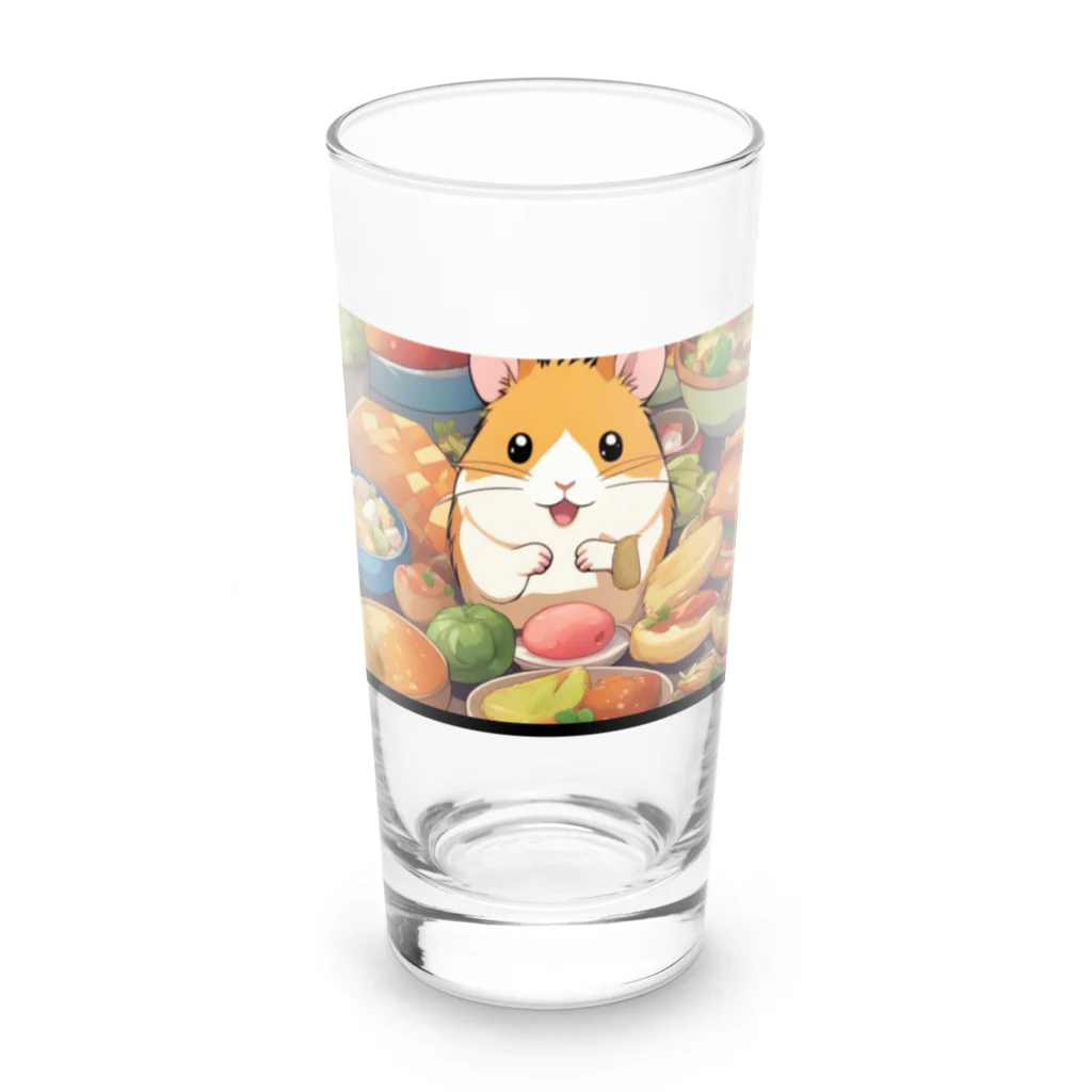 usubokeのハムスターのグルメな冒険 Long Sized Water Glass :front