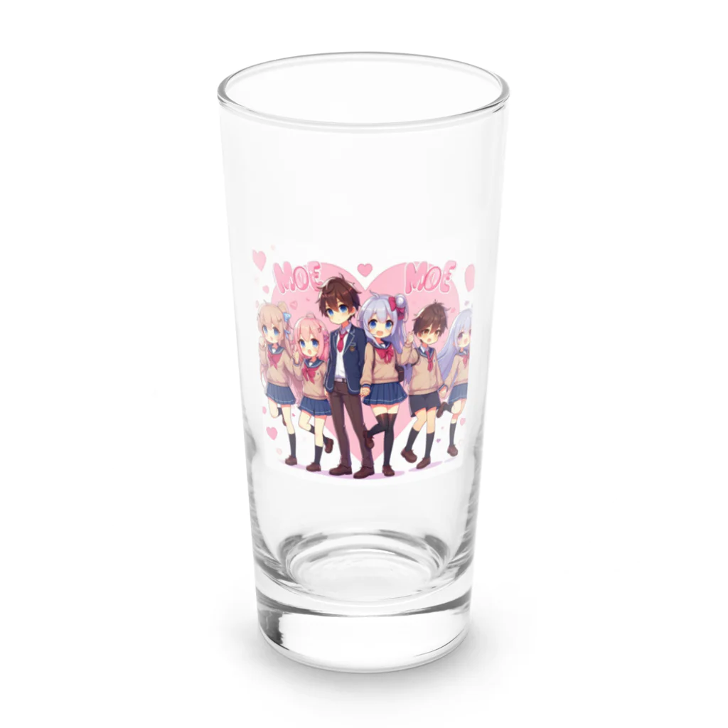 SKY&Dの萌え萌え Long Sized Water Glass :front