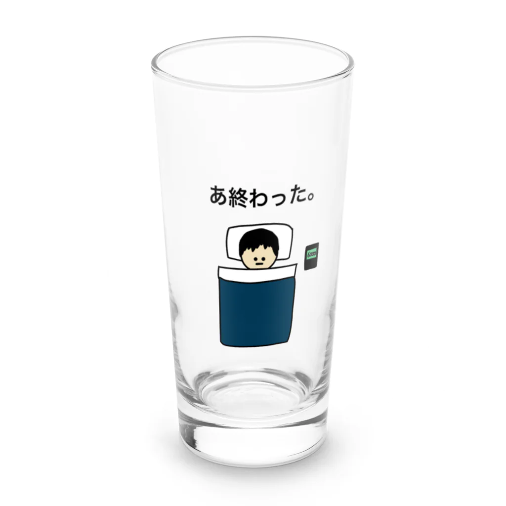 【Made in KUNISAN】 -国さんアニメ 公式アパレルショップ-のあ終わったシリーズ。 Long Sized Water Glass :front
