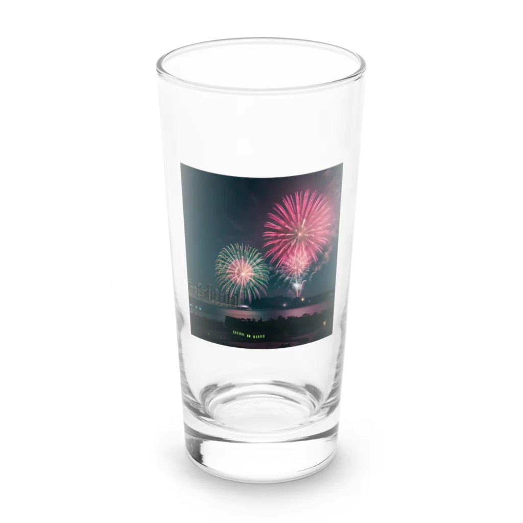 あかいはちの花火 Long Sized Water Glass :front