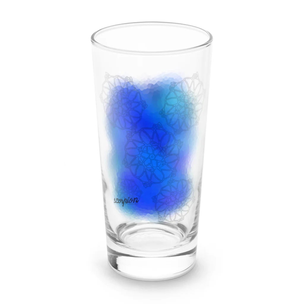 scorpion★の碧 Long Sized Water Glass :front