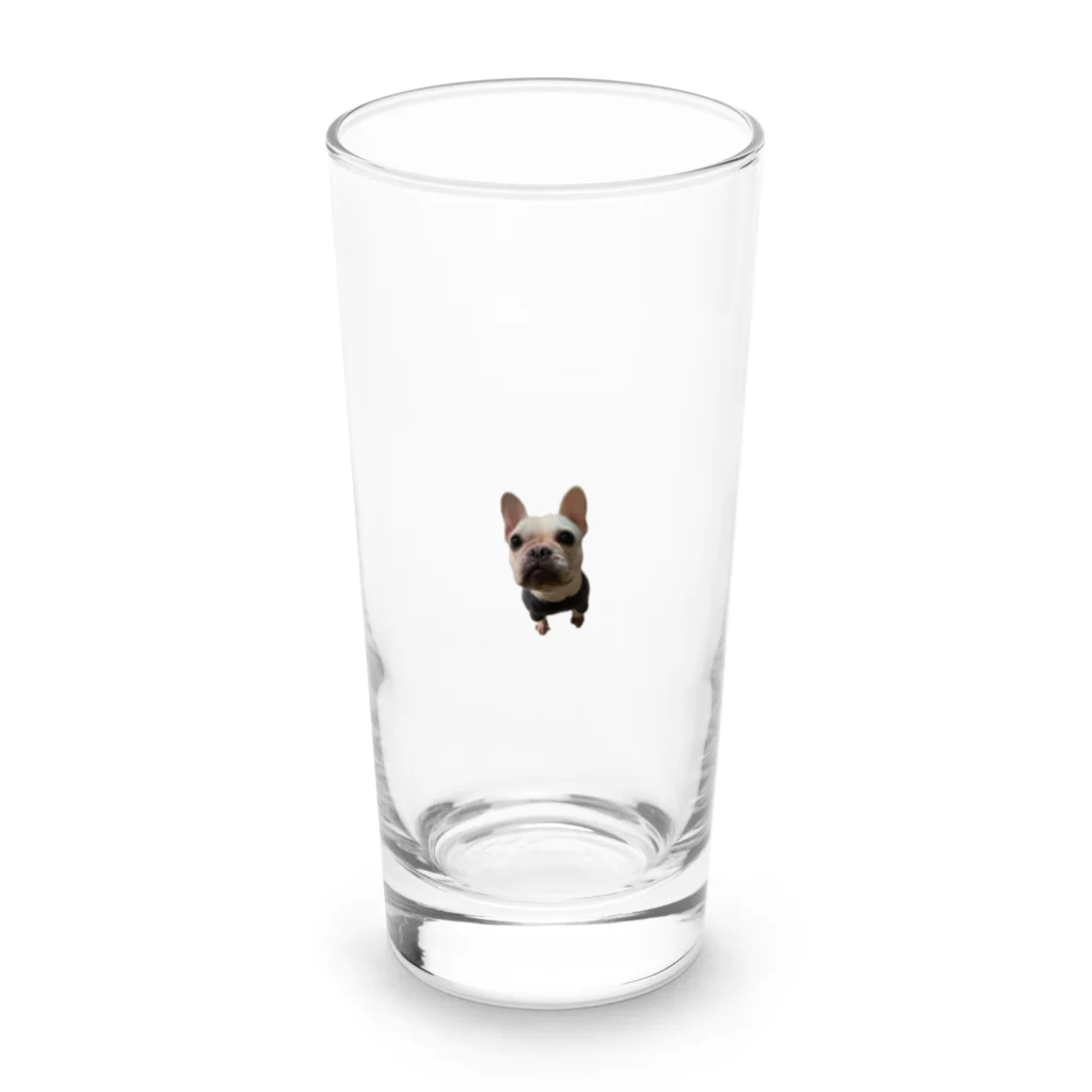 しらたまのドアップしらちゃん Long Sized Water Glass :front