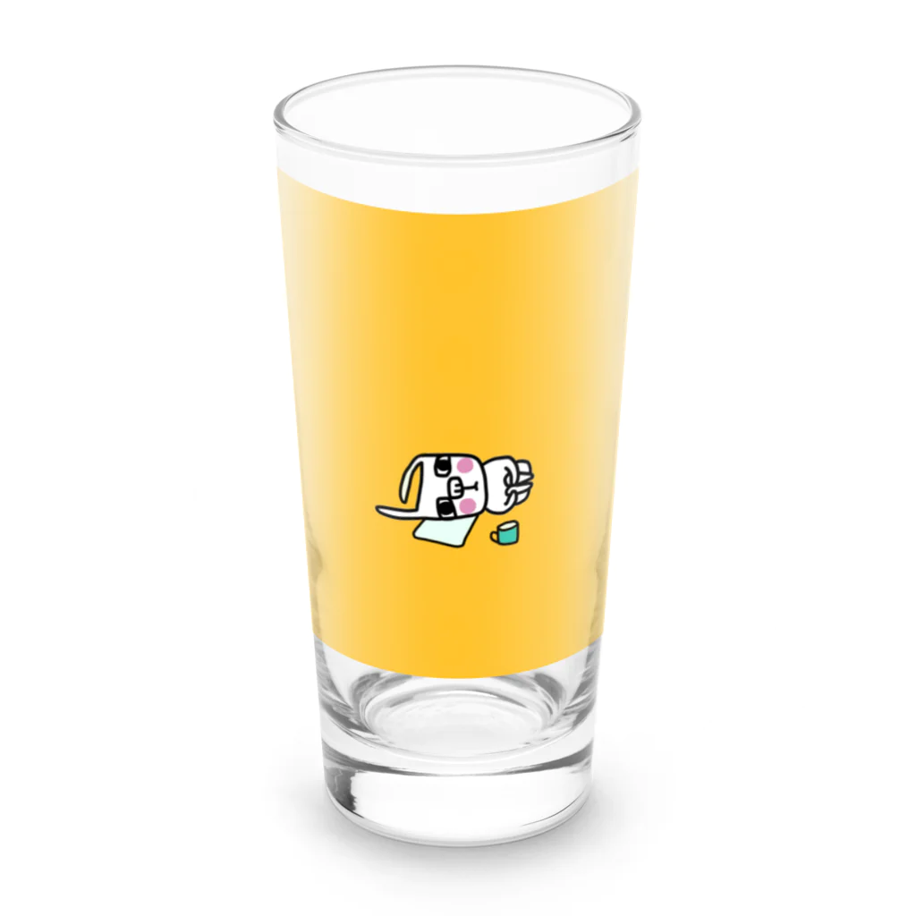 anco91　フレンチブルドックのぽつん Long Sized Water Glass :front