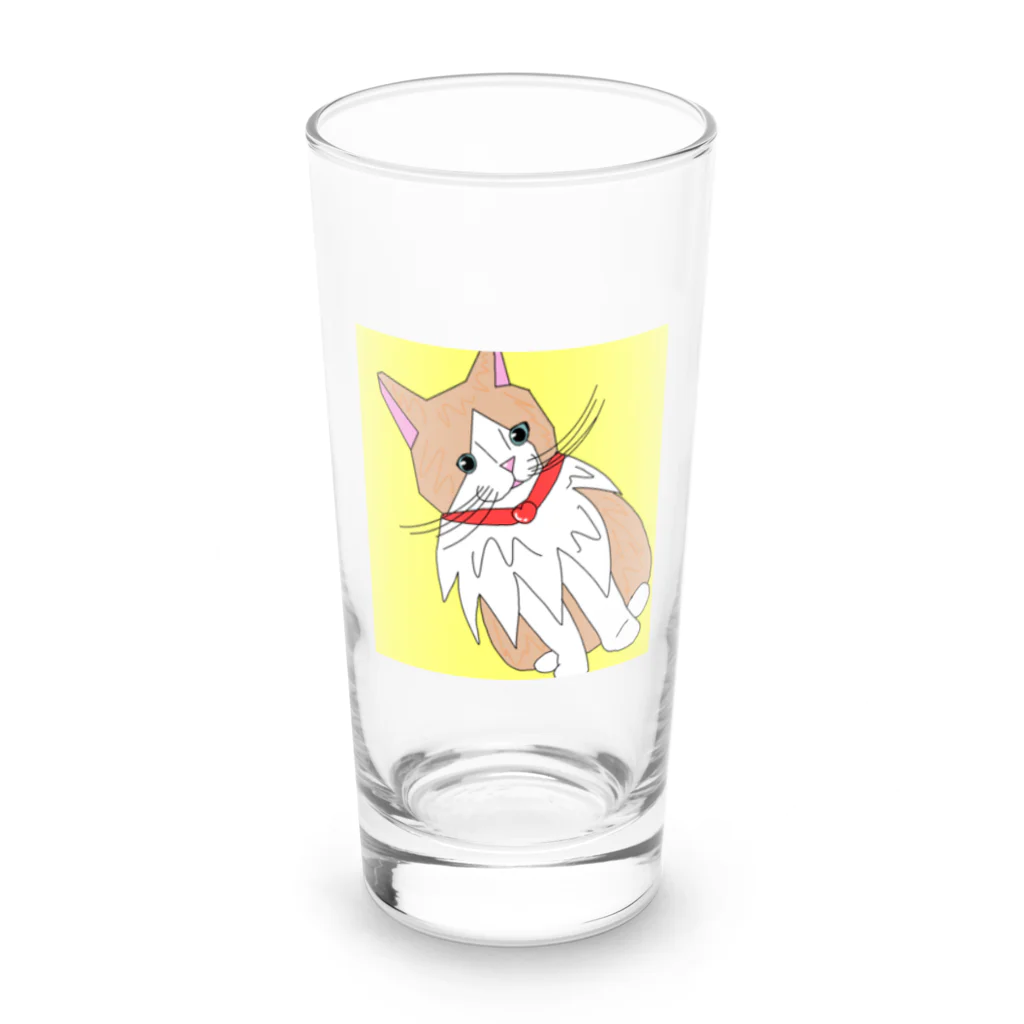 ノルウェー達の絵になったウェー Long Sized Water Glass :front