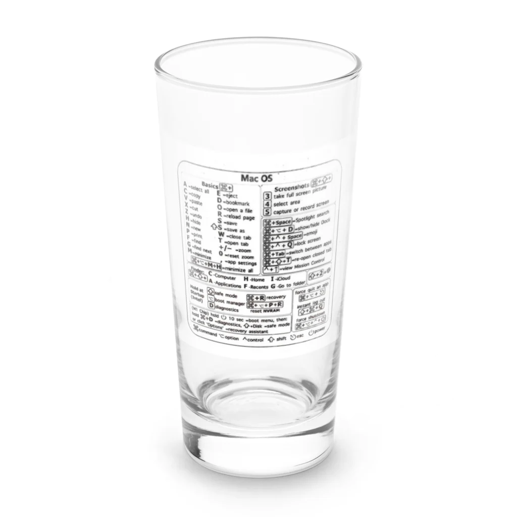 コロ助のMac OS ショートカットキー Long Sized Water Glass :front