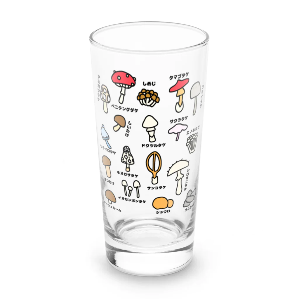 Naoのきのこ図鑑 Long Sized Water Glass :front