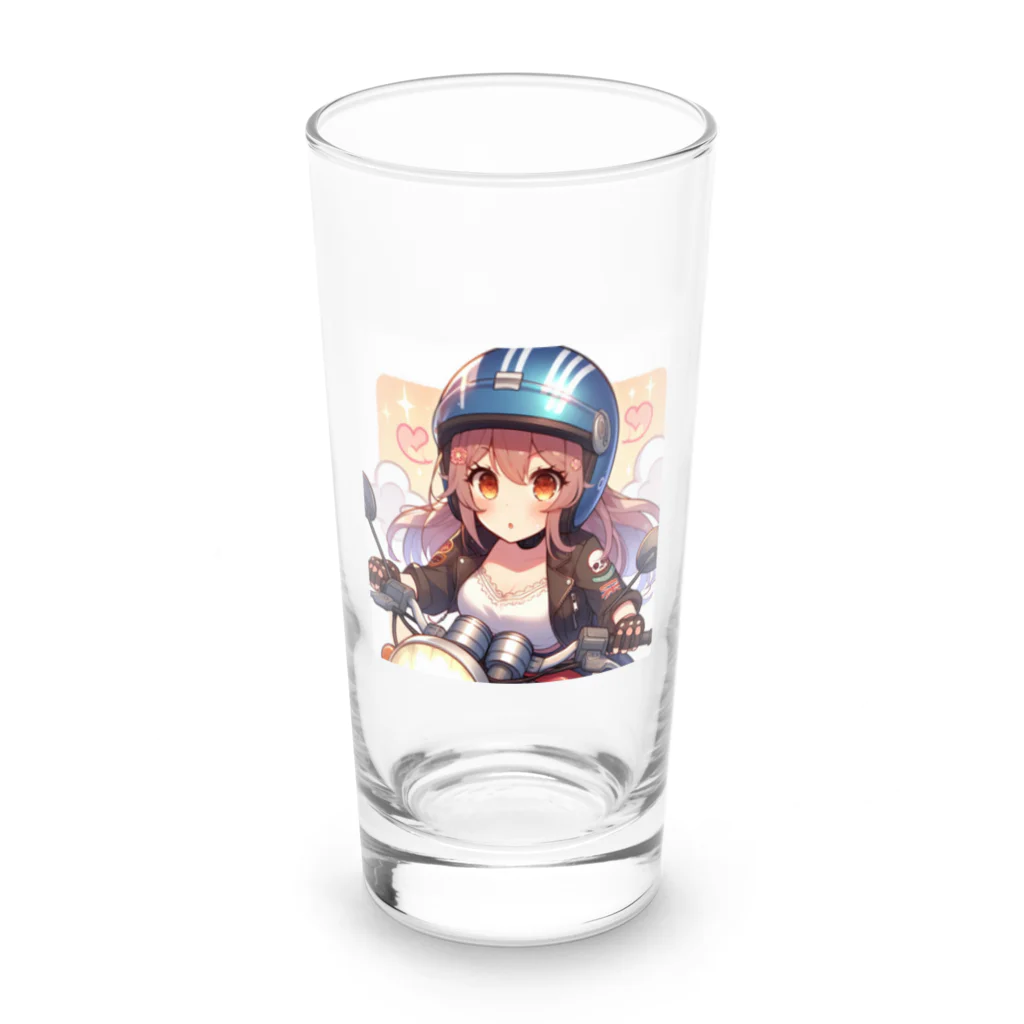 ライダーズのバイク女子　ばくおん!!系 Long Sized Water Glass :front