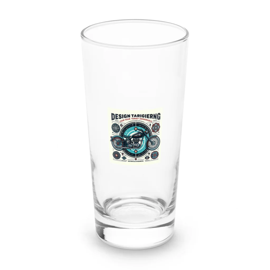 ライダーズのバイク愛好家 Long Sized Water Glass :front