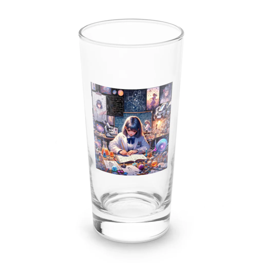 yumeの美しい研究者 Long Sized Water Glass :front